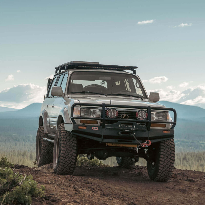 ARB Winch Bumper On Vehicle Mountains