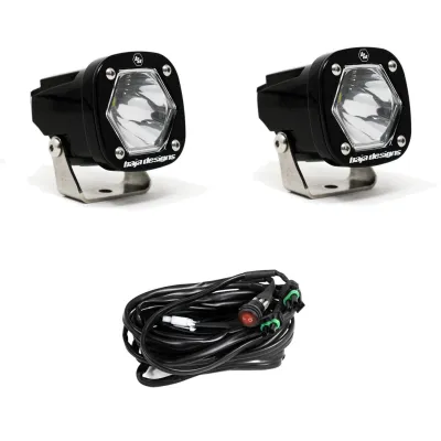 Baja Designs S1 Black LED Auxiliary Light Pod Pair