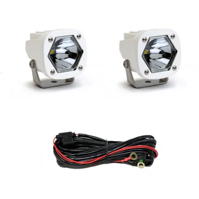 Baja Designs S1 White LED Auxiliary Light Pod Pair