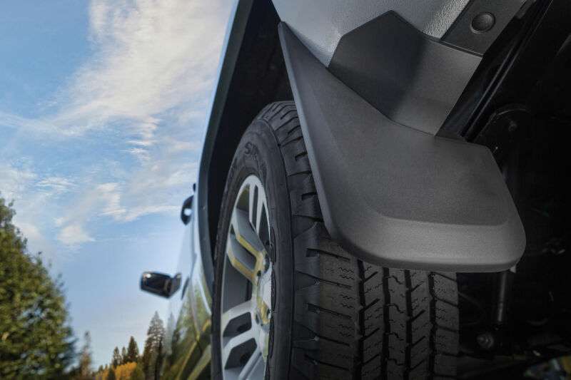 Husky Liners Rear Mud Guards On Vehicle