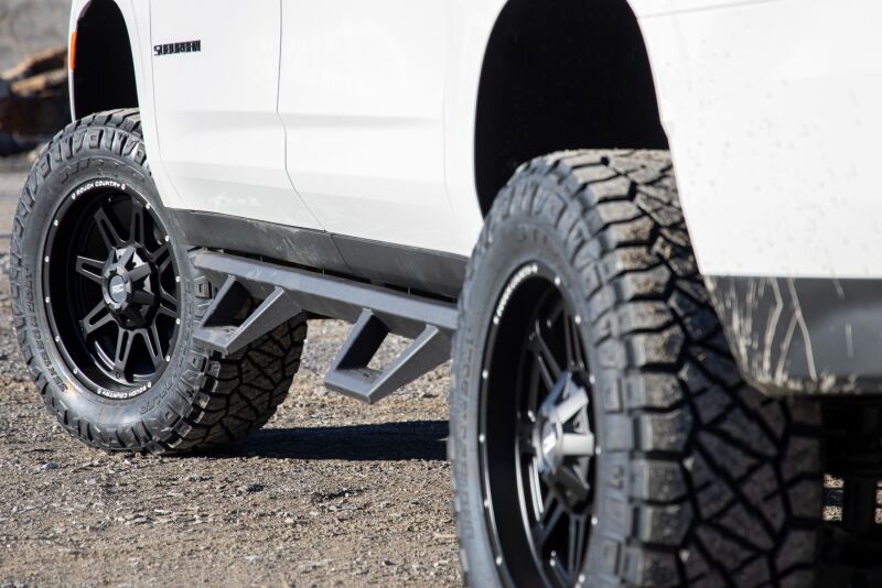 Rough Country XL2 Step Vehicle on Dirt Road