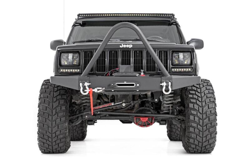 Rough Country Front Winch Bumper Head On View