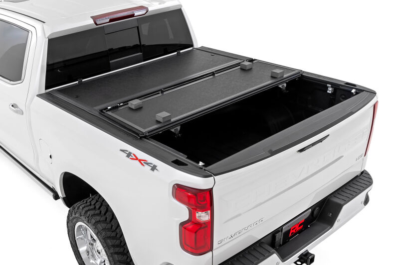 Rough Country Hard Folding Low Profile Tonneau Cover