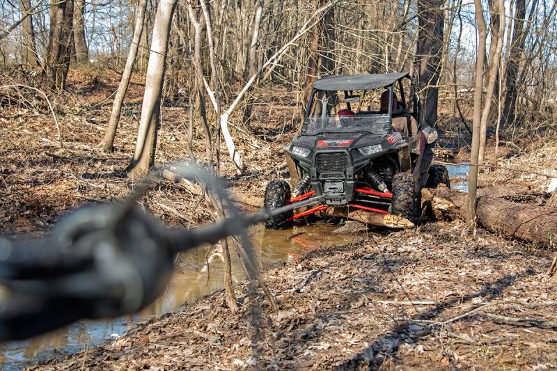 Rough Country 4500-LB Winch In Use